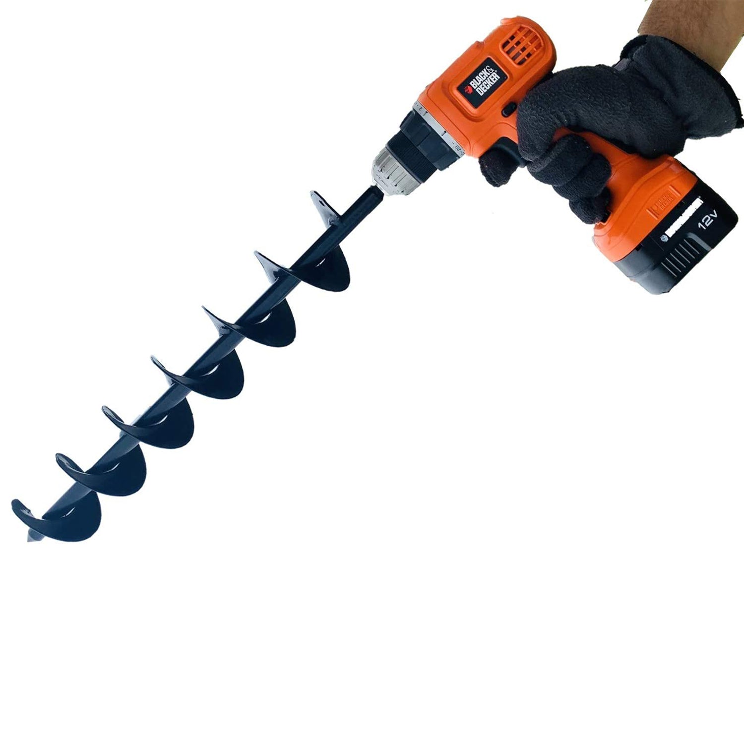 Hand held online power auger