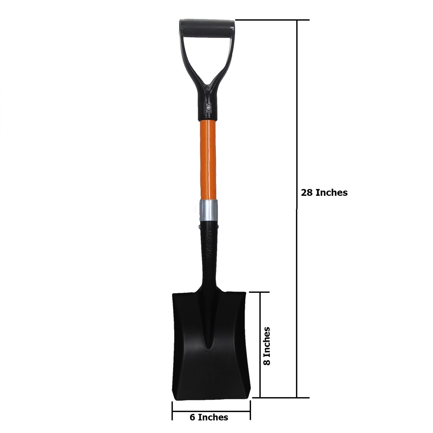 Ashman Square Shovel (Medium) (2 Pack), 27 Inches in Length with D-C –  Ashman Online